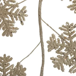 Gold Glitter Snowflake Christmas Spray Clearance