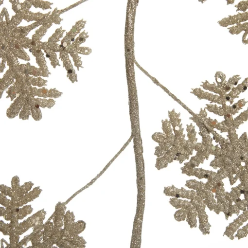 Gold Glitter Snowflake Christmas Spray Clearance