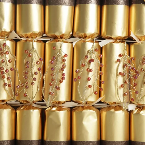 Gold Leaf Sparkle Christmas Bon Bons Best