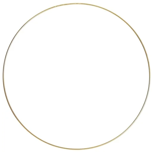 Gold Metal Hoop Wreath Base - 35cm Hot