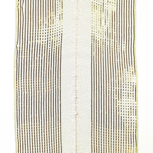 Gold Metallic Stripe Decomesh Roll Sale