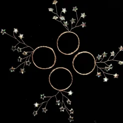 Gold Star Star Napkin Rings - Pack of 4 Best