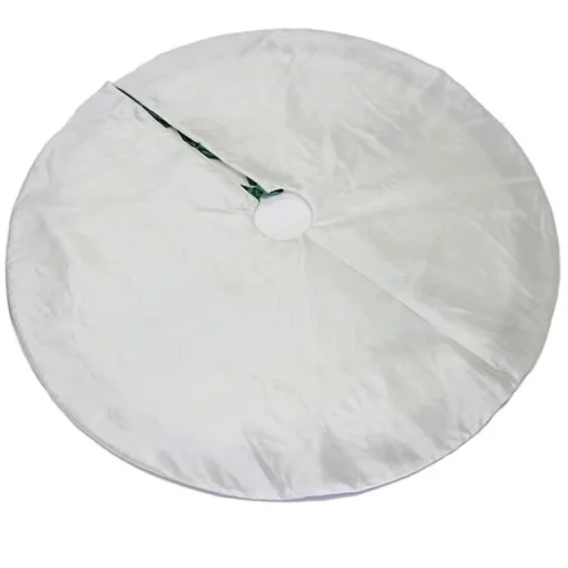 Green and Gold Mistletoe Christmas Tree Skirt Online