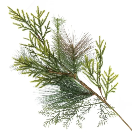 Green Mixed Leaf Christmas Spray Clearance