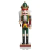 Green Nutcracker with Sword Christmas Ornament - Large Discount
