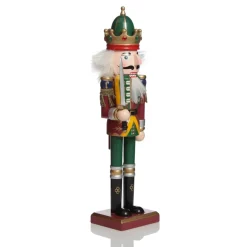Green Nutcracker with Sword Christmas Ornament - Large Discount