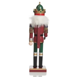 Green Nutcracker with Sword Christmas Ornament - Large Discount