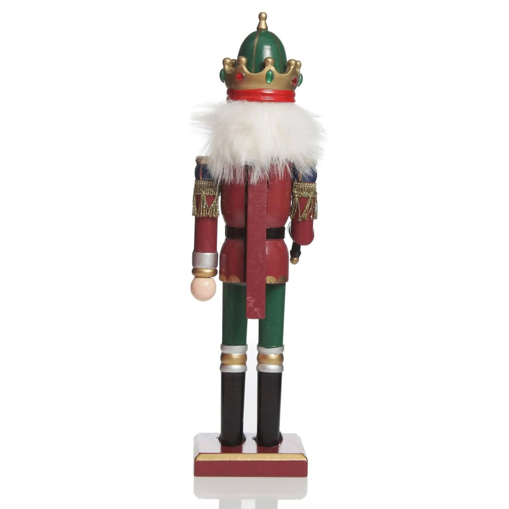 Green Nutcracker with Sword Christmas Ornament - Large Discount