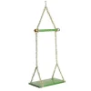Green Tinsel Christmas Swing Ornament - Double Seat Outlet