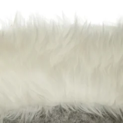 Grey and White Fur Christmas Tree Skirt Best