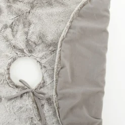 Grey Faux Fur Tree Skirt Online