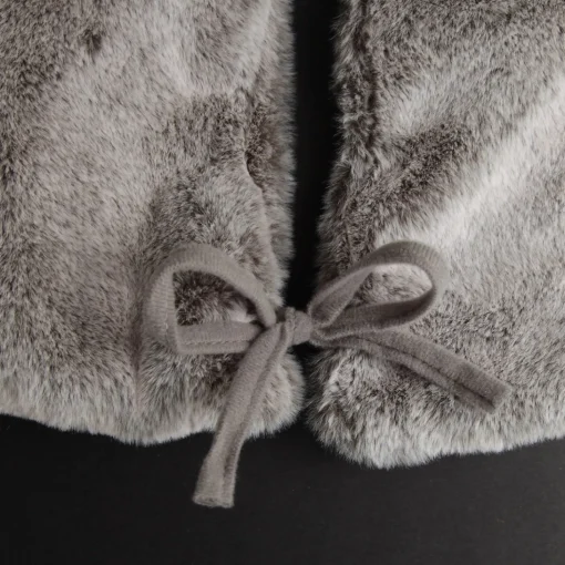 Grey Faux Fur Tree Skirt Online