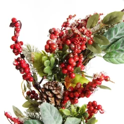 Iced Red Berry Wreath Best