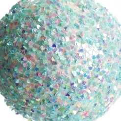 Iridescent Baby Blue Sequin Christmas Ball Store