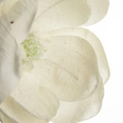 Ivory Glitter Sprinkled Magnolia Flower Clip Store