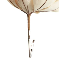 Ivory Velvet Magnolia Flower Clip Flash Sale