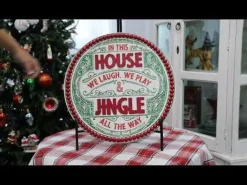 Jingle All the Way Retro Wooden Christmas Sign Store