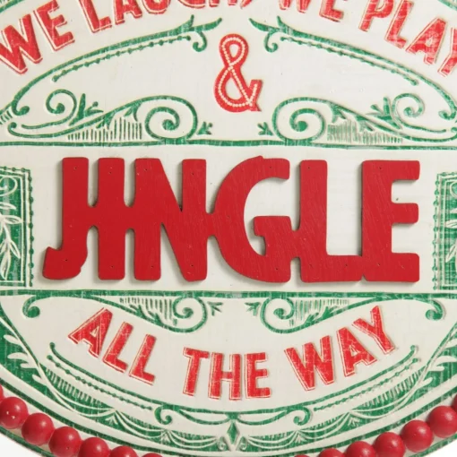 Jingle All the Way Retro Wooden Christmas Sign Store
