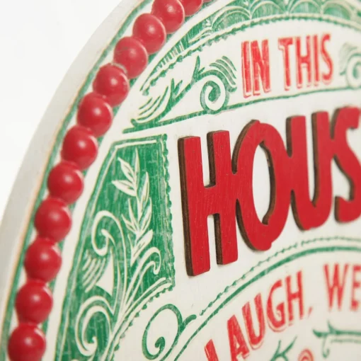 Jingle All the Way Retro Wooden Christmas Sign Store