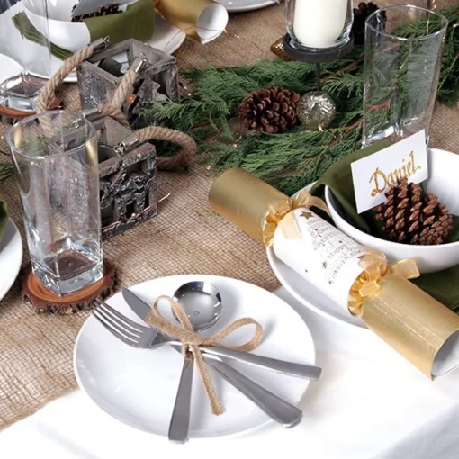 Jute Natural Roll Table Runner (Loose weave) Best Sale
