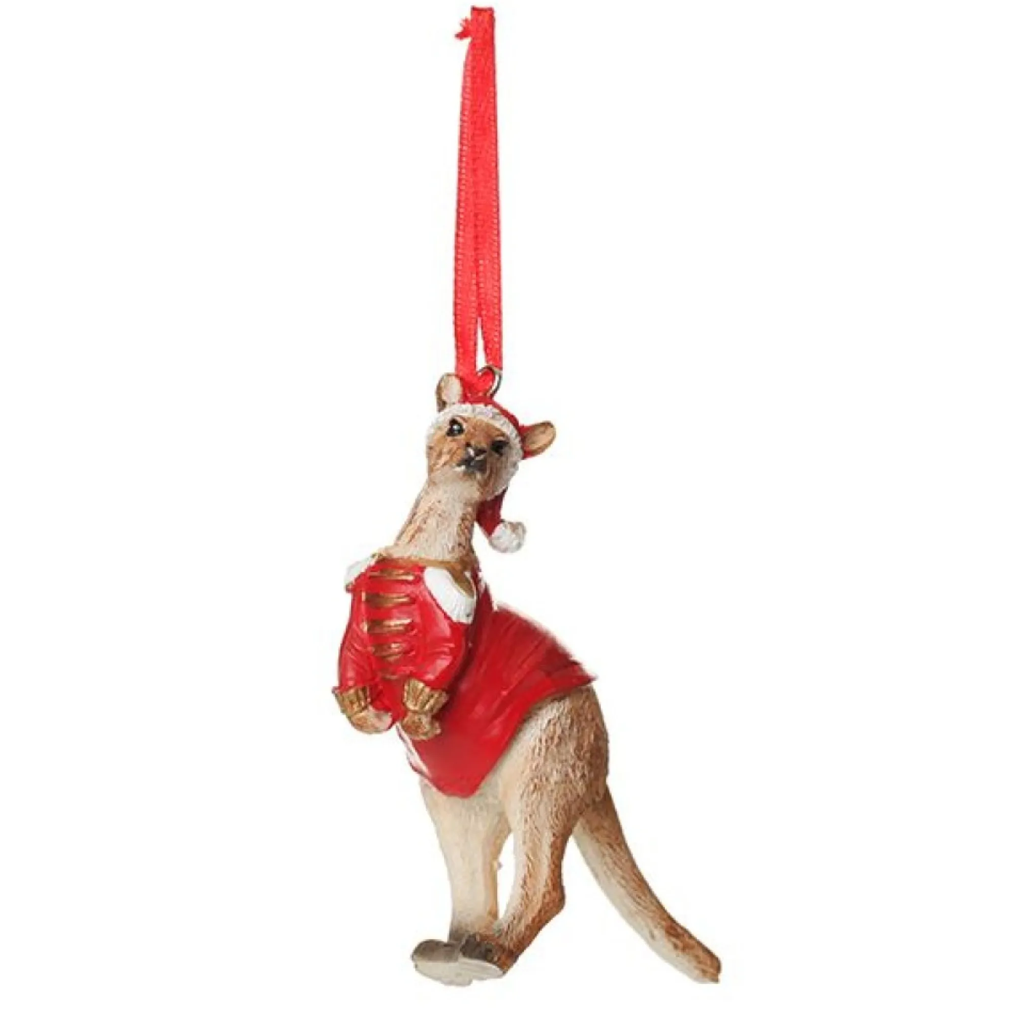 Kangaroo Australiana Christmas Tree Decoration - Red Jacket Discount