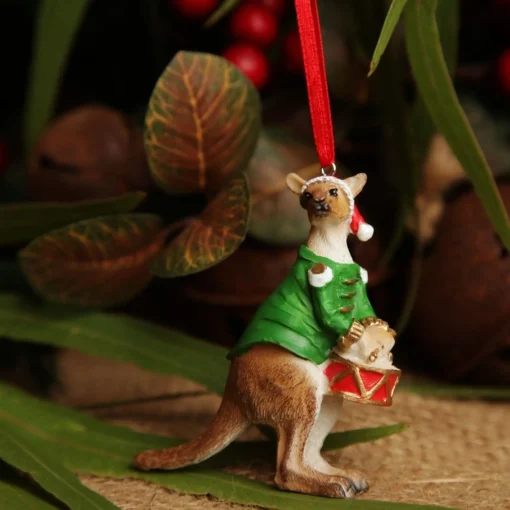 Kangaroo Australiana Christmas Tree Decoration - Green Jacket Shop