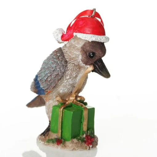 Kookaburra Australiana Christmas Tree Decoration - Green Present Fashion
