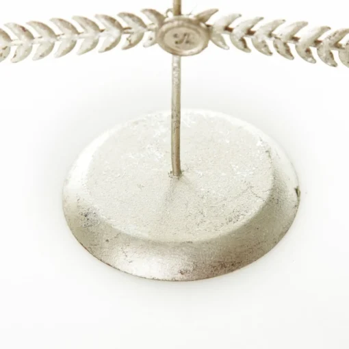 Large Antique Silver Metal Christmas Tree Flash Sale