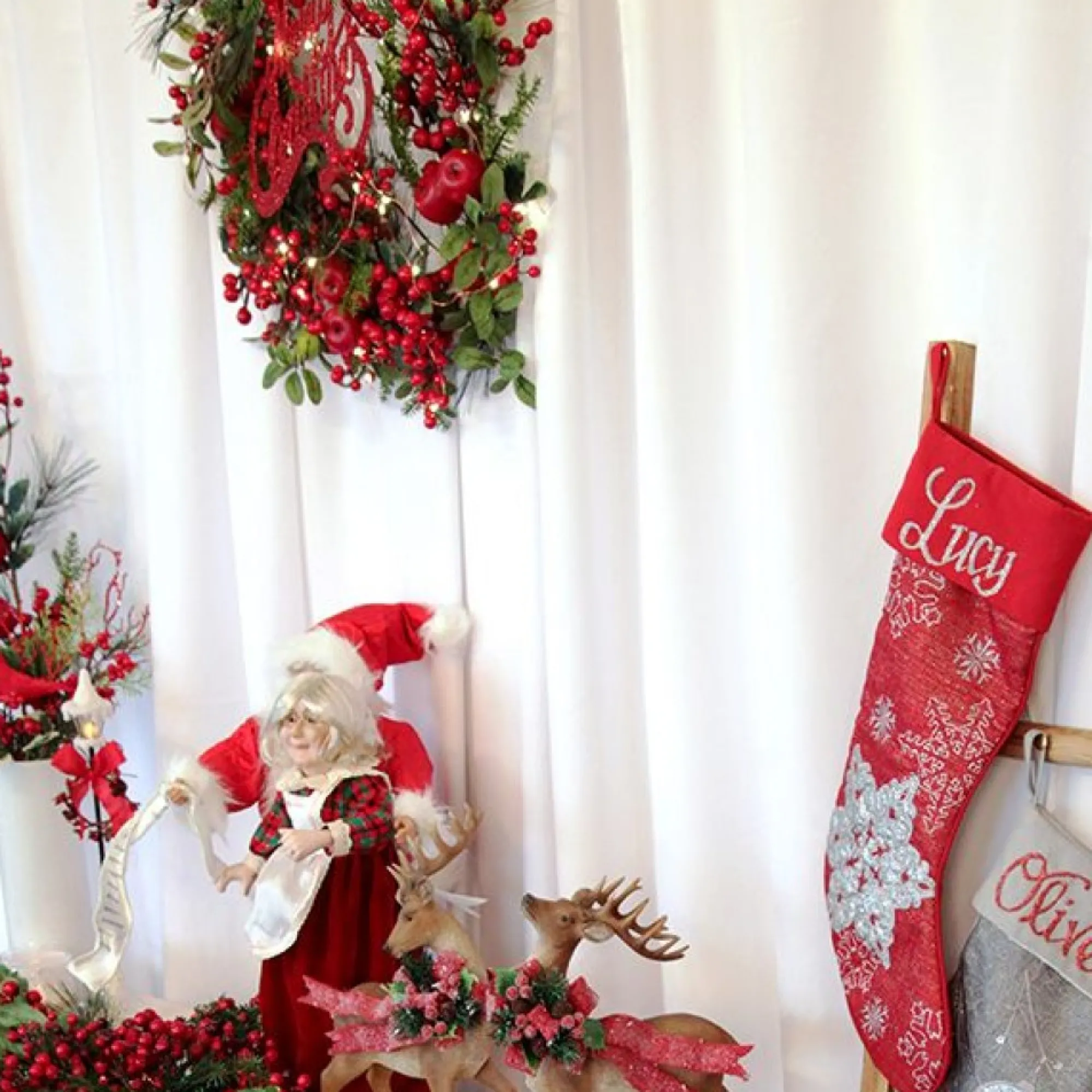 Large Berry and Apple Wreath Clearance