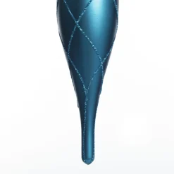 Large Blue Christmas Long Drop Decoration - Set of 3 Discount