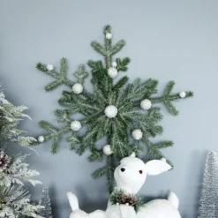 Large Christmas Pine Snowflake Hot
