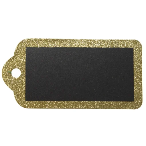 Large Glitter Arched Edge Name Tag Hot