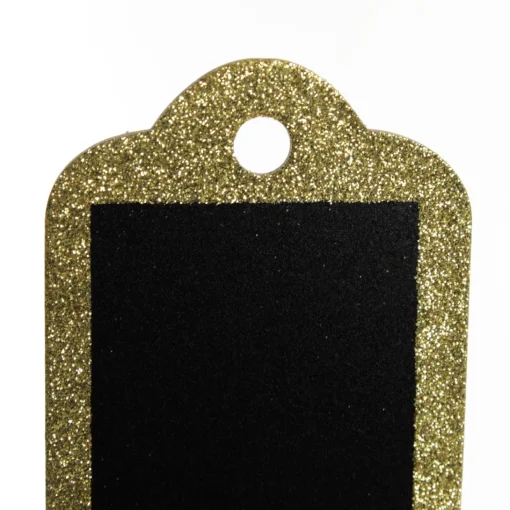 Large Glitter Arched Edge Name Tag Hot