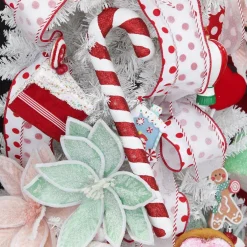 Large Glitter Candy Cane Decorations - Set of 2 Online