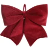 Large Padded Burgundy Velvet Bow Cheap