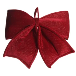 Large Padded Burgundy Velvet Bow Cheap