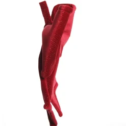 Large Padded Burgundy Velvet Bow Cheap