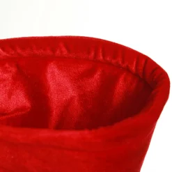 Large Padded Red Velour Bow Cheap