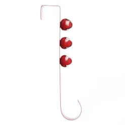 Large Red Jingle Bells Wreath Hanger Clearance