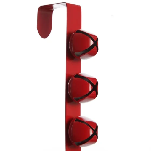 Large Red Jingle Bells Wreath Hanger Clearance
