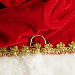 Large Santa Head with Red and Green Christmas Wall Hanging Cheap