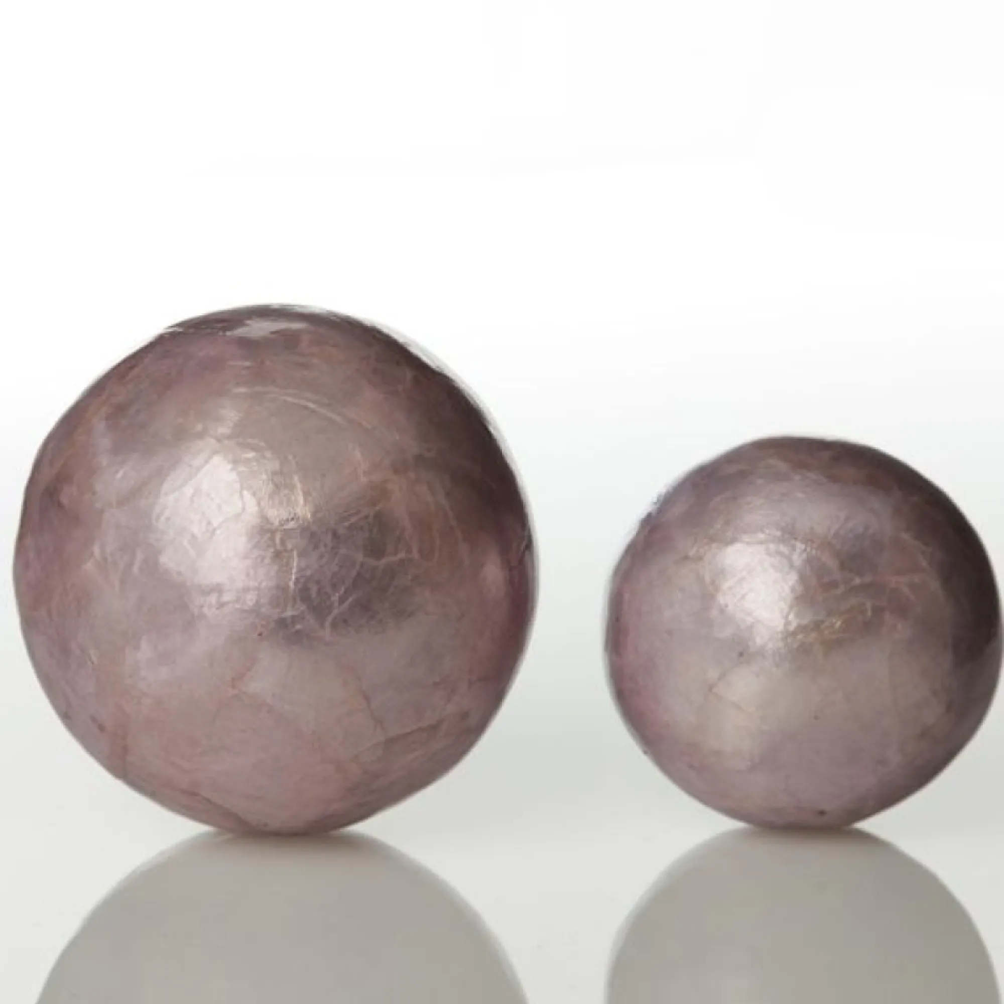 Lavender Capiz Decor Ball Hot