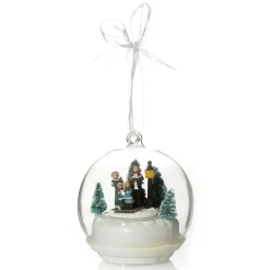 Lightup Christmas Carolers Glass Ball Best Sale