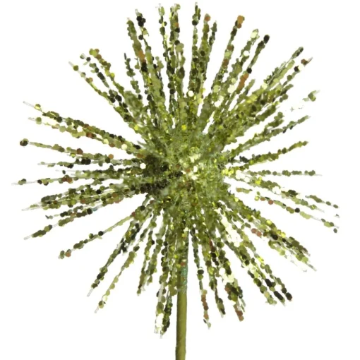 Lime Green Starburst Sparkle Pick Fashion