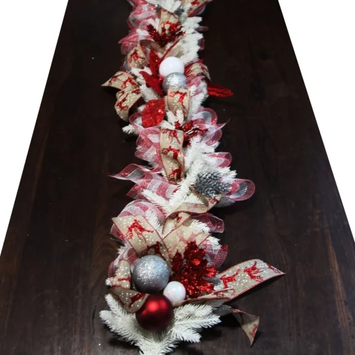 Limited Edition Beautifully Decorated Christmas Garland Hot