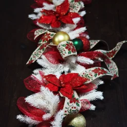Limited Edition Beautifully Decorated Christmas Garland Hot
