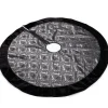 Luxe Damask Jacquard Christmas Tree Skirt Store