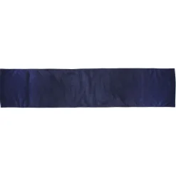 Luxe Navy Blue Velvet Lined Table Runner New