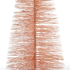 Medium Coral Wire Christmas Tree with Wood Base Discount