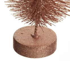 Medium Rose Gold Glitter Bottle Brush Christmas Tree Online